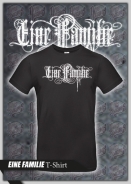 T-Hemd - Eine Familie - Frontdruck - schwarz