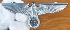 Pin - Reichsadler - silber Optik