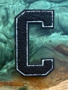 Aufnäher - Buchstabe - C