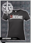 Frauen T-Shirt - Blutzeugen - Schriftzug - Girly schwarz