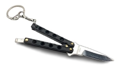 Schlüsselanhänger - Butterfly Optik - schwarz (Keine Waffe im Sinne des d. WaffG.) 350407