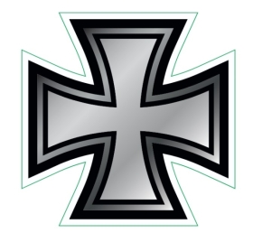 PVC Aufkleber - Eisernes Kreuz - Kaiserreich