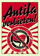 Antifa verbieten - Motiv 2 - Aufkleber