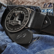 Erik & Sons - Ledergürtel - HAMMER - schwarz