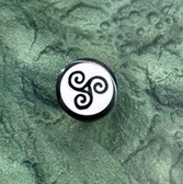 Piercing - Triskele - Tunnel - 14 mm - Ohrschmuck +++NUR WENIGE DA+++