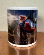 Tasse - Heimatliebe - Deutsche Frau mit Schäferhund - Kaiserreich