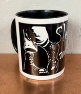 Tasse - schwarz - Sleipnir - Wunderbare Jahre