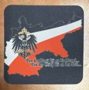 Getränkeuntersetzer - Von der Maaß bis an die Memel - Kaiserreich