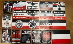 Aufkleber Paket - DEUTSCHLAND - 200 Stück + 3x Ausgabe "Ein Fähnlein" verschiedene Ausgaben