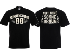 T-Hemd - Sonnenstudio 88 - auch ohne Sonne braun - Motiv 4