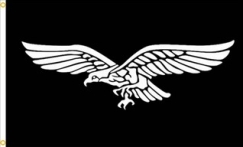 Fahne - Adler Luftwaffe - schwarz (330)