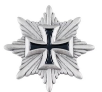 Pin - Eisernes Kreuz - im Schild