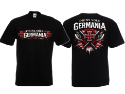 Frauen T-Shirt - Odins Volk Germania - schwarz