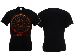 Frauen T-Shirt - Black Sun - Flamme Empor - Motiv 2