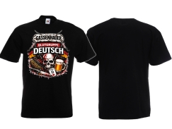 T-Hemd - Gassenhauer - Blutgruppe Deutsch - SRG - schwarz