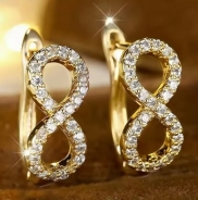 Ohrringe - 88 - goldene Optik - 1 Paar
