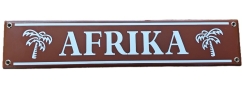 Emailleschild - Afrika Korps - Version 2