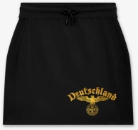 Frauen - Rock - kurz - Reichsadler - Deutschland - schwarz/gold