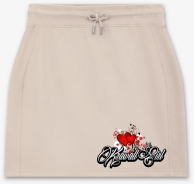 Frauen - Rock - kurz - Krawallgirl - Motiv 3-1 - sueded fawn