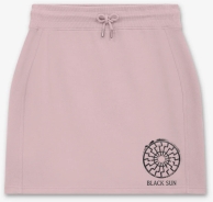Frauen - Rock - kurz - Black Sun - Iron - Motiv 2 - sueded miami pink