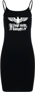 Kleid - Stretch Jersey Slim Dress - Klagt nicht, kämpft - Motiv 5 - schwarz