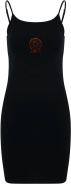 Kleid - Stretch Jersey Slim Dress - Black Sun - Flamme Empor - Motiv 2 - schwarz
