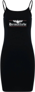 Kleid - Stretch Jersey Slim Dress - Heimatliebe - stolz & treu - Motiv 2 - schwarz