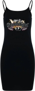 Kleid - Stretch Jersey Slim Dress - Krawallgirl - Motiv 2 - schwarz