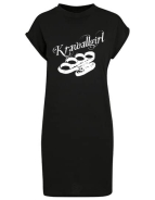 Kleid - Turtle Extended Shoulder Dress - Krawallgirl - schwarz