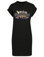 Kleid - Turtle Extended Shoulder Dress - Krawallgirl - Motiv 2 - schwarz