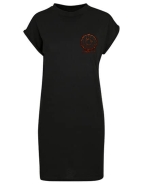 Kleid - Turtle Extended Shoulder Dress - Black Sun - Flamme Empor - Motiv 2 - schwarz