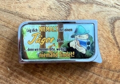 Feuerzeug - SM - Leg dich niemals mit einem Jäger an - Motiv 1