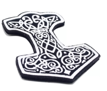 Aufnäher - Thors Hammer - mit Klett+++EINZELSTÜCK+++