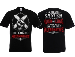 T-Hemd - Alternative - Motiv 1 - schwarz/rot