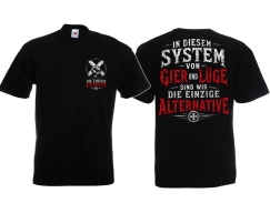 T-Hemd - Alternative - Motiv 2 - schwarz/rot
