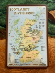 Blechschild - Scotlands Destilleries (475) +++EINZELSTÜCK+++