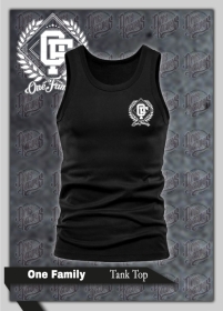 Muskelshirt/Tank Top - One Family - Ehrenkranz - schwarz