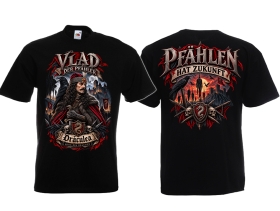 Frauen T-Shirt - Vlad - Pfählen hat Zukunft - schwarz