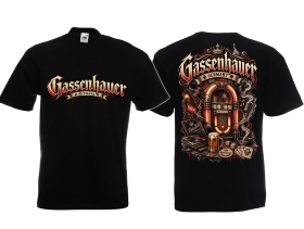 T-Hemd - Gassenhauer - Rock´n Roll - schwarz