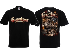 T-Hemd - Gassenhauer - Stadtbild - schwarz