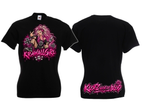 Frauen T-Shirt - Krawallgirl - Klotz nicht so blöd - Motiv 1