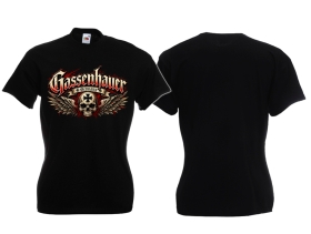 Frauen T-Shirt - Gassenhauer - Die Straße vergisst keinen - Motiv 2 - schwarz