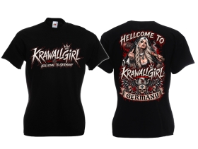 Frauen T-Shirt - Krawallgirl - Hellcome to Germany - Motiv 2