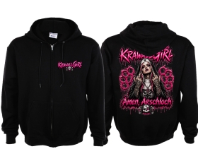 Frauen Kapuzenjacke - Krawallgirl - Amen Arschloch - Motiv 3
