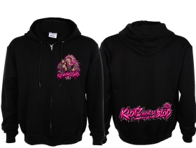 Frauen Kapuzenjacke - Krawallgirl - Klotz nicht so blöd - Motiv 1