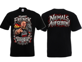 Frauen T-Shirt - Tommy Frenck - Niemals aufgeben!