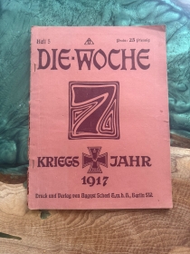 Antiquariat - Heft - Die Woche - Kriegsjahr 1918 - Heft 1 +++EINZELSTÜCK+++