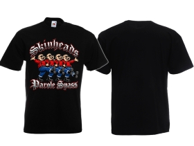 T-Hemd - Skinheads - Parole Spass - schwarz