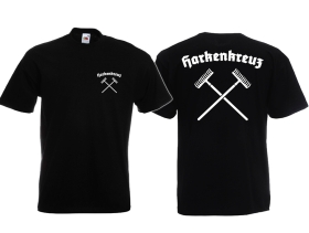 Frauen T-Shirt - Harkenkreuz - schwarz
