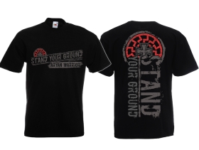 T-Hemd - Aryan Warrior - Stand your Ground - schwarz